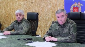 Рабочая поездка НГШ ВС РФ в воиска ГрВ «Север»