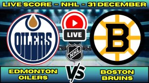 Эдмонтон — Бостон NHL 01.01.2026 Прямая трансляция