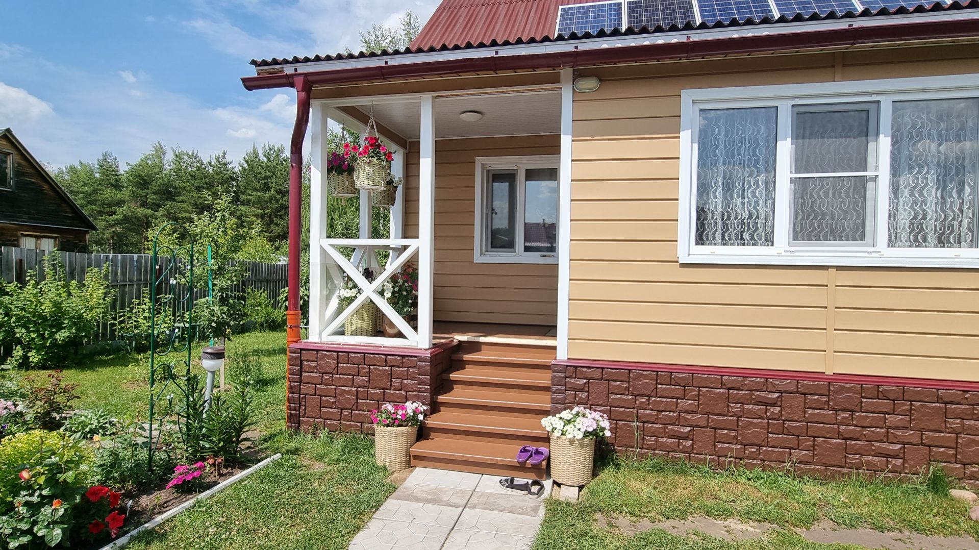 Ограждение крыльца в дом. смотреть онлайн