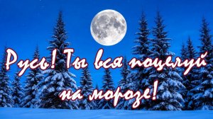 Русь! Ты вся поцелуй на морозе♥