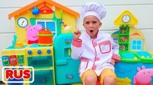 Влад и Никита играют в кафе.