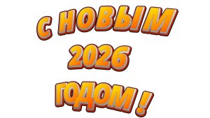 С Новым 2026 годом !