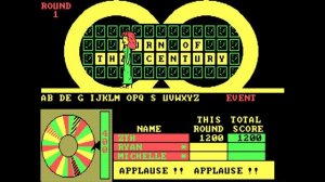 Wheel of Fortune  (1987) [IBM PC]