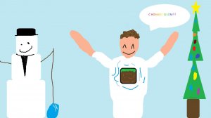 отметил новый год в майнкрафте