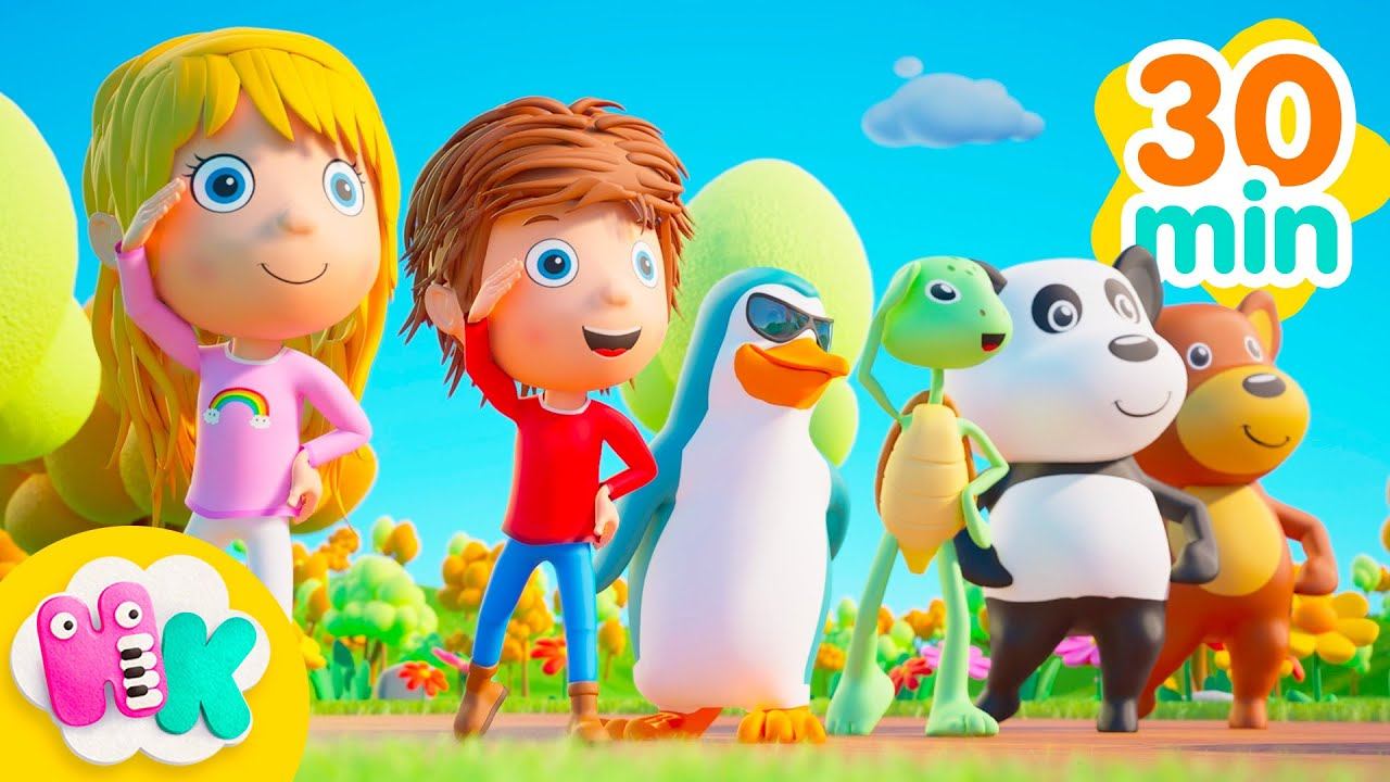 Vier Schritte vor Lasst uns tanzen! | Lieder für Kinder | HeyKids Kinderlieder TV смотреть онлайн