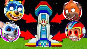 ГОНЩИК ЗАХВАТИЛ БАЗУ ЩЕНЯЧЕГО ПАТРУЛЯ В МАЙНКРАФТЕ