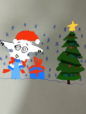 новогодняя венда котик