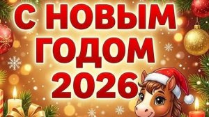 Традиционное новогоднее поздравление! С новым 2026!