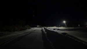 ЭСУ2А тарахтит в кромешной тьме январского утра