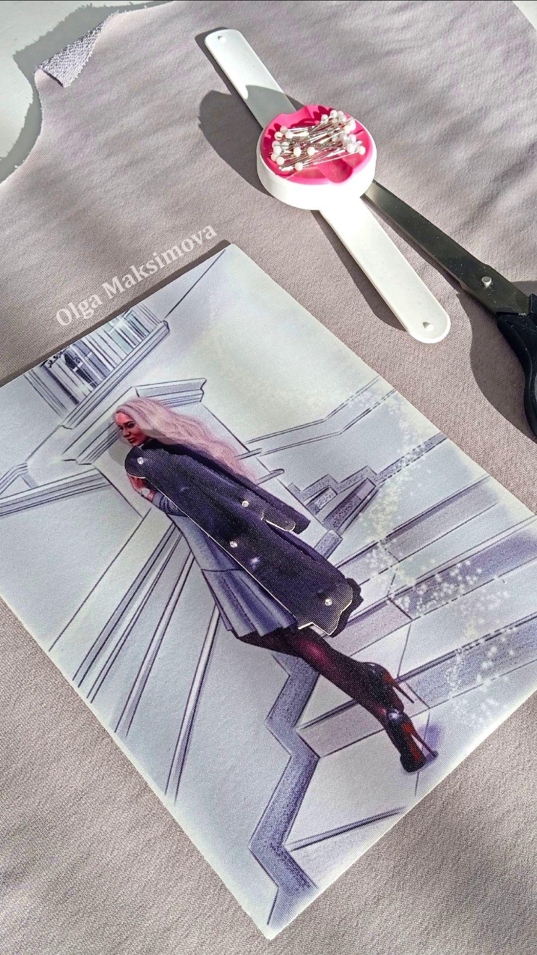 Шью свитшот с объемной нашивкой смотреть онлайн