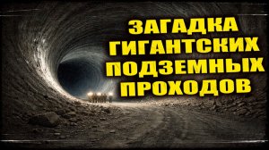 В 1965 году в Туркмении геологи вскрыли подземные ходы гигантского размера