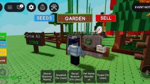 прокачиваю рутюбера моего друга в гро а Гарден