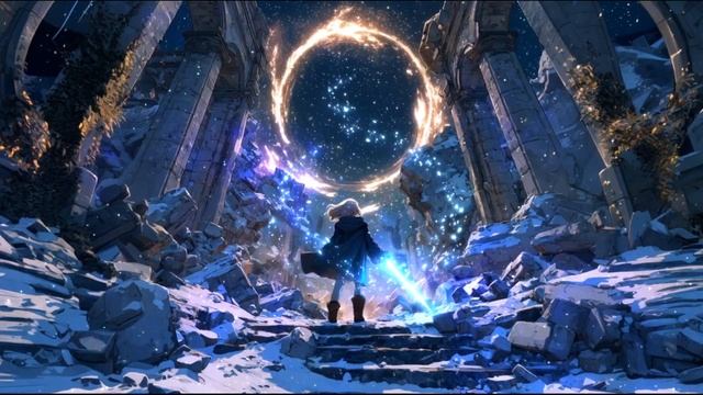 Через миры - Расслабляющая музыка и фэнтезийная атмосфера далеких миров. смотреть онлайн