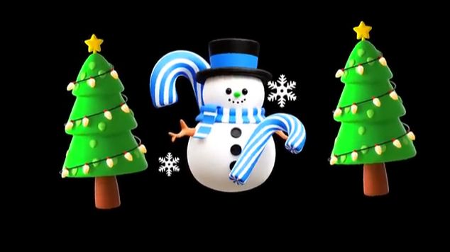 С Наступающим Новым Годом — Забавный Снеговичок на Качелях! 🧸⛄ смотреть онлайн