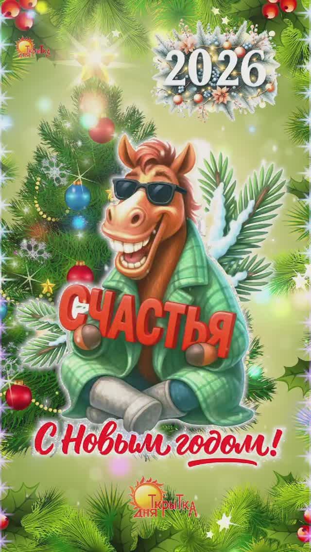 С новым годом! 2026. Поздравляем с наступающим новым годом! смотреть онлайн