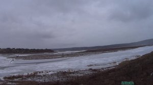 Река Иркинеева (устье) Зима/ деревня Иркинеево/ таймлапс / Aleksei924