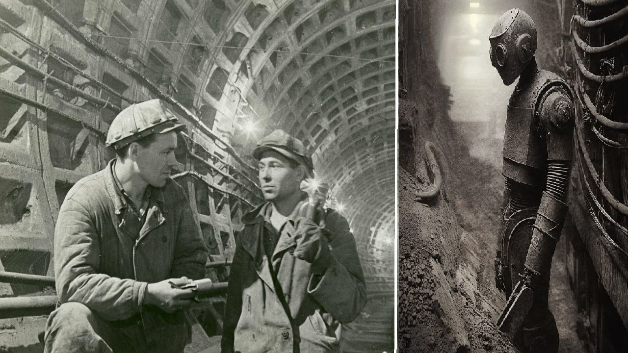 Как откапывали метро и где весь грунт? смотреть онлайн