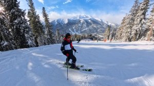 4К Горнолыжный Архыз, Юг, Трасса Персеиды  30.12.2025