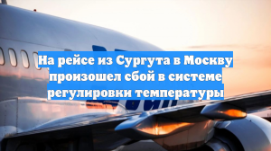 Ространснадзор проводит проверку по нарушению температуры на борту Utair
