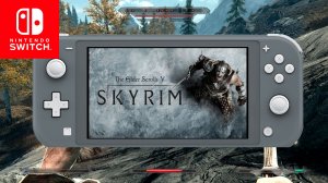 The Elder Scrolls V: Skyrim Nintendo Switch Lite Gameplay