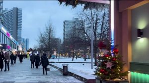 Москва в декабре прогулка по Старому и Новому Арбату холодная и настоящая ❄️🏙️