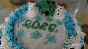 Тортик сделала и подарила🥮🎄🍷