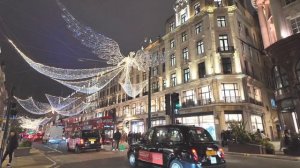 Лондон зимой толпы огней и живая атмосфера праздников 🌃✨