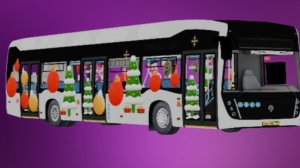 Proton bus.Парад автобусов на Новый Год.