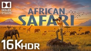 Африканское Сафари | 16K HDR Dolby Vision