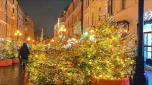 Москва на Рождество и Новый год праздничные огни и зимняя магия 🎄❄️