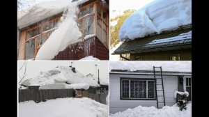 2+. Храпела крыша . Вчера опять безбожно завалило снегом.