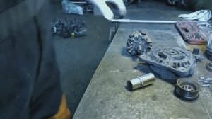 Замена подшибников генератора  на авто тойота