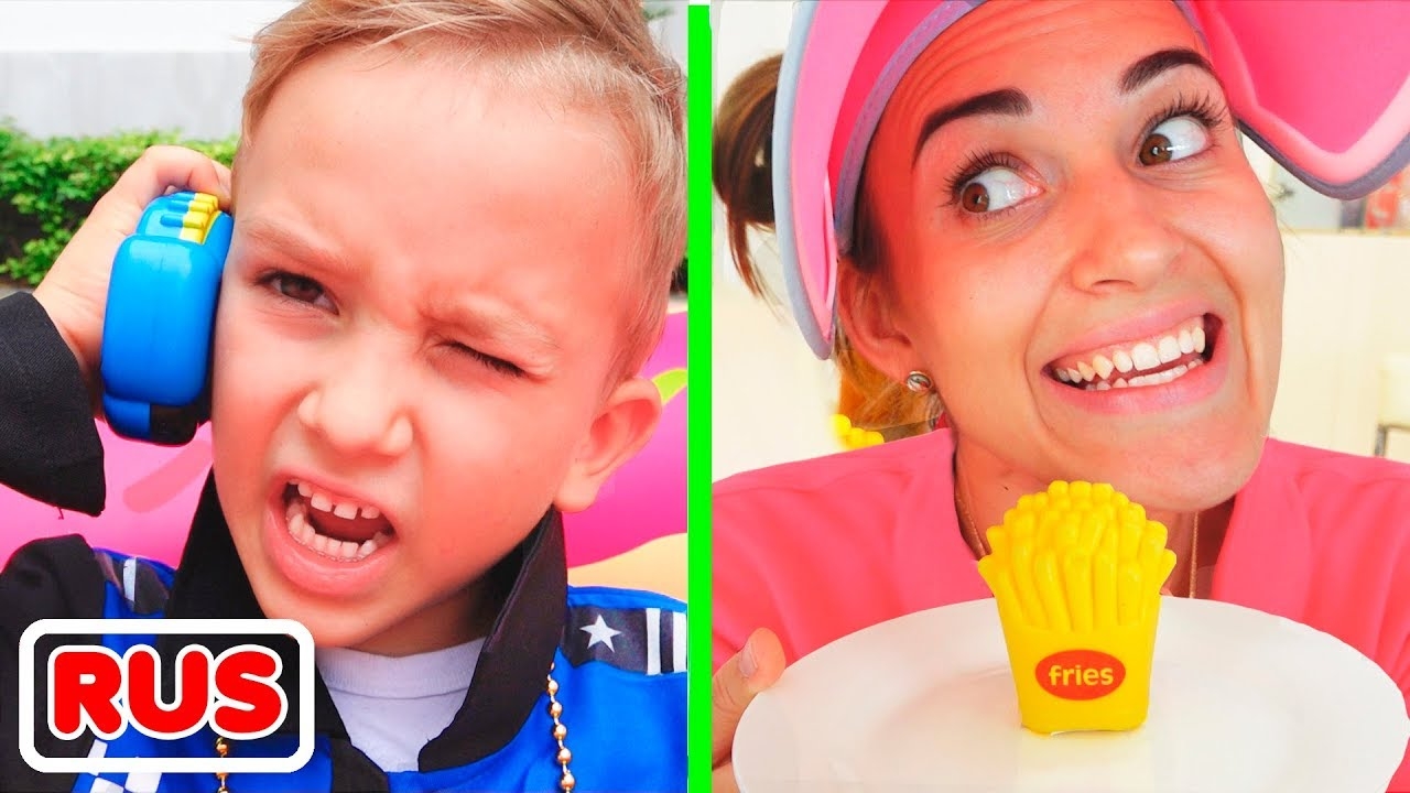 Влад и Никита играют в автокафе. смотреть онлайн