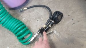 Самодельная пневматическая станция из баллона от фреона