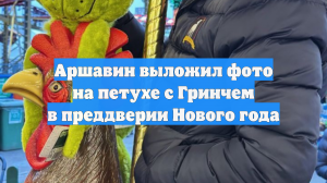 Андрей Аршавин снял фото с Гринчем на петухе в преддверии Нового года