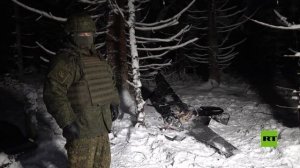 الكشف عن إحدى المسيرات الأوكرانية التي تم إسقاطها أثناء الهجوم على مقر إقامة الرئيس بوتين