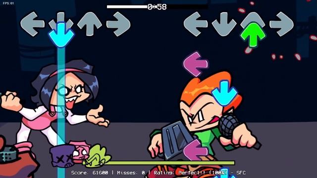 FNF ЗVЗN-HOTTER: Пико,Нене и Дарнелл. смотреть онлайн