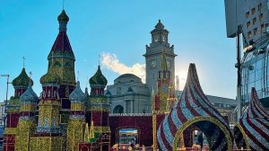 НОВОГОДНЯЯ  МОСКВА  . Европейский, торговый центр, площадь Киевского вокзала . НОВЫЙ ГОД 2026