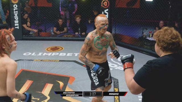 Тетя 130 кг ШВЫРЯЕТ ДЕДА и ВНУКА. Полный бой. смотреть онлайн