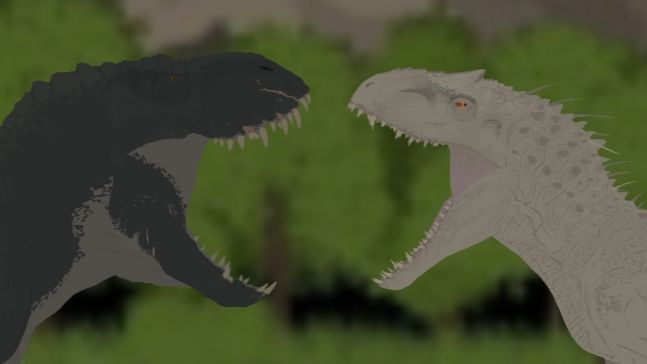 В Рекс vs Индоминус Рекс | Анимация (часть 5/8) смотреть онлайн