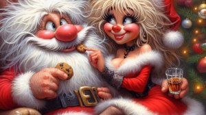 Снежная сказка наступает. С Новым годом! Веселая музыкальная открытка.