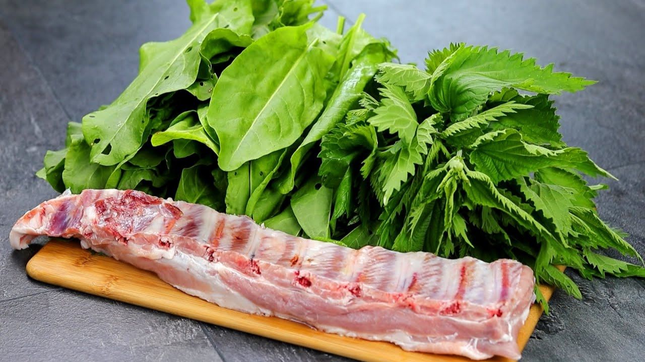 Зеленый БОРЩ! Его не бывает много! Готовлю каждую неделю! смотреть онлайн