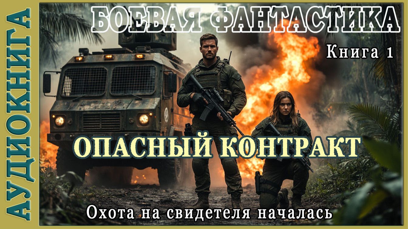 Опасный контракт. Охота на свидетеля началась. Книга 1. Аудиокнига Боевая фантастика смотреть онлайн