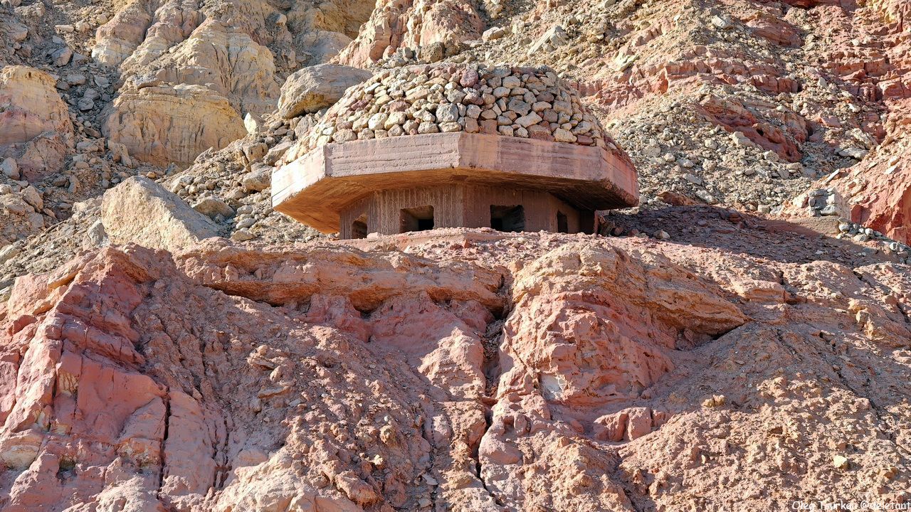 Заброшенный израильский укрепрайон