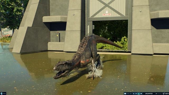 Мир Юрского Периода 3. Динозавры. Тиранозавр Рэкс. Индоминус. Мегалодон. смотреть онлайн