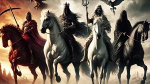4 всадника  композиция Темное фэнтези Эпик