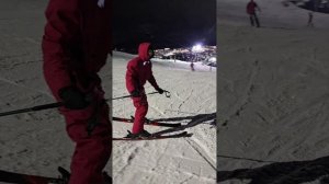 Учим фристайл 180⁰ в свич на горных лыжах ⛷️ в Кировске