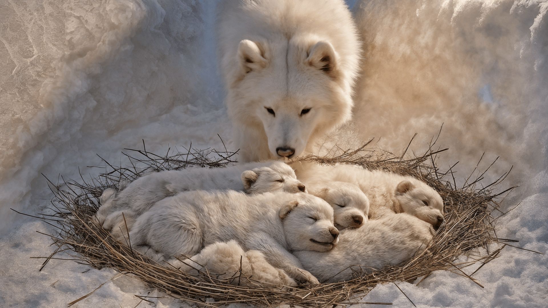 АСМР Мама возвращается к деткам в норку 😭🐾 Самые милые животные плачут от счастья!