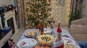 Встретили Новый 2026 год в кругу родных!🎅 Праздничный стол.🎅