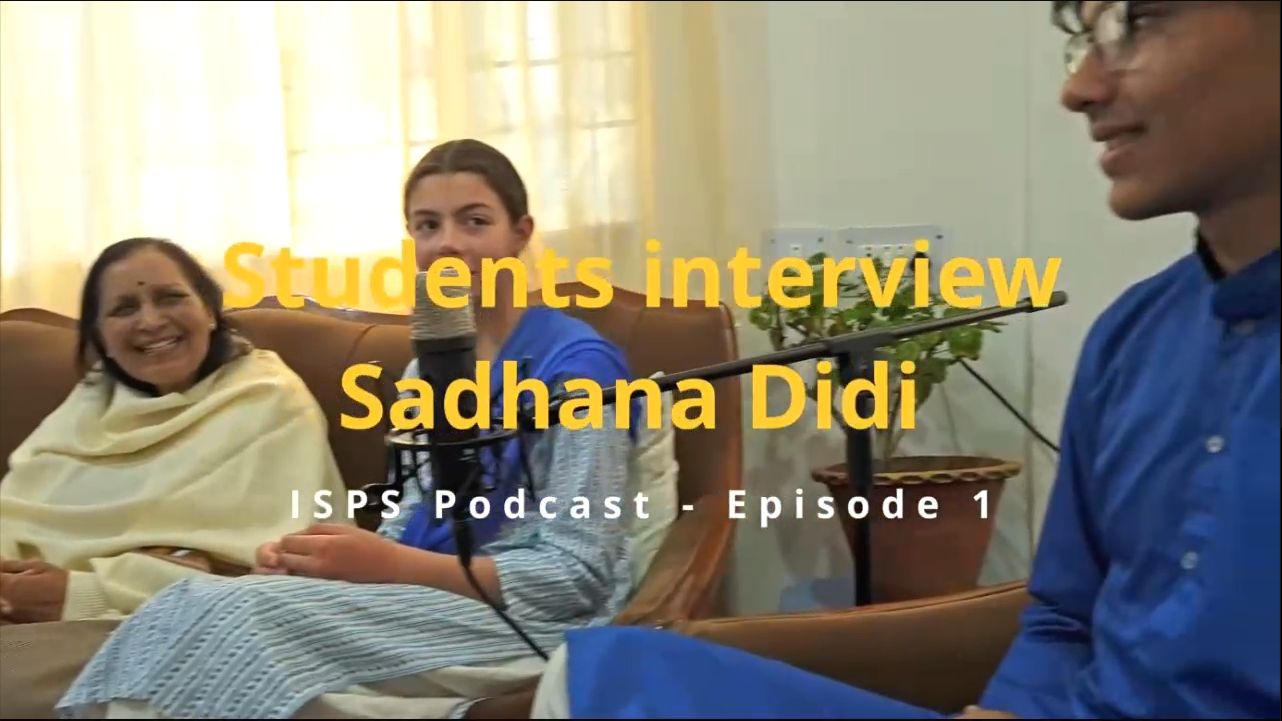 28🌐Студенты ISPS в беседе с Садханой Диди (дочерью Шри Матаджи) 2025 смотреть онлайн
